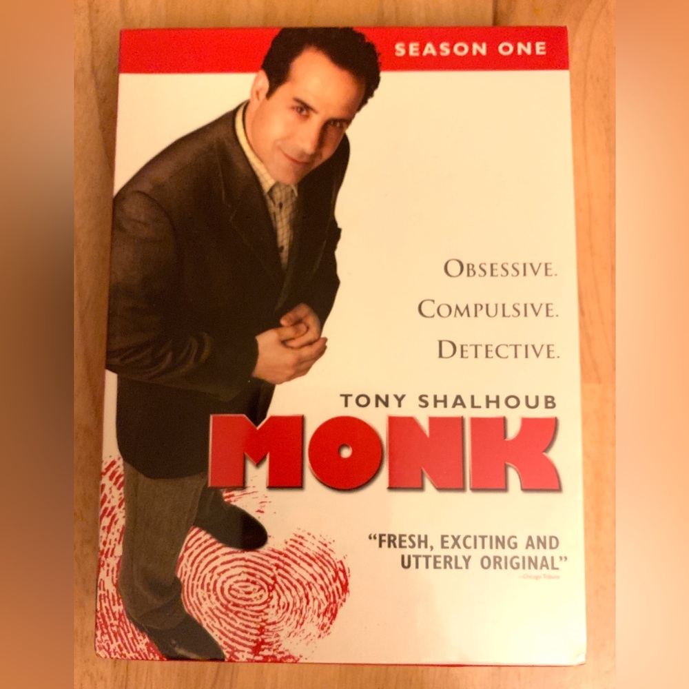🔥BOGO // Monk (TV series 2002-2009) Season One DVD Boxset